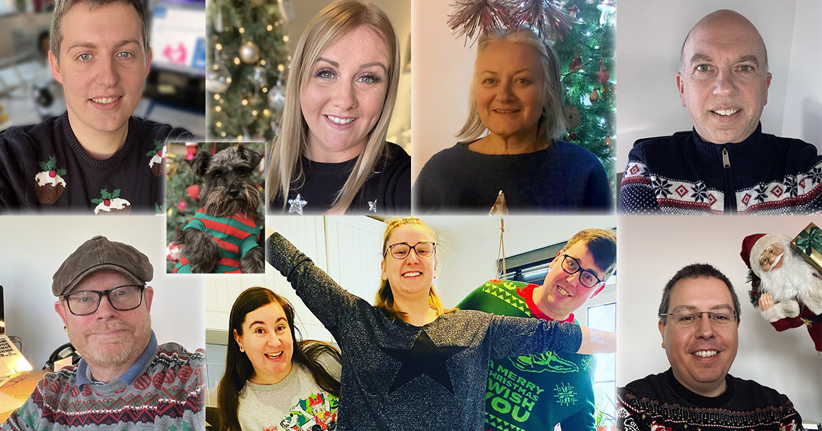 Christmas Jumpers worn by staff and families this year