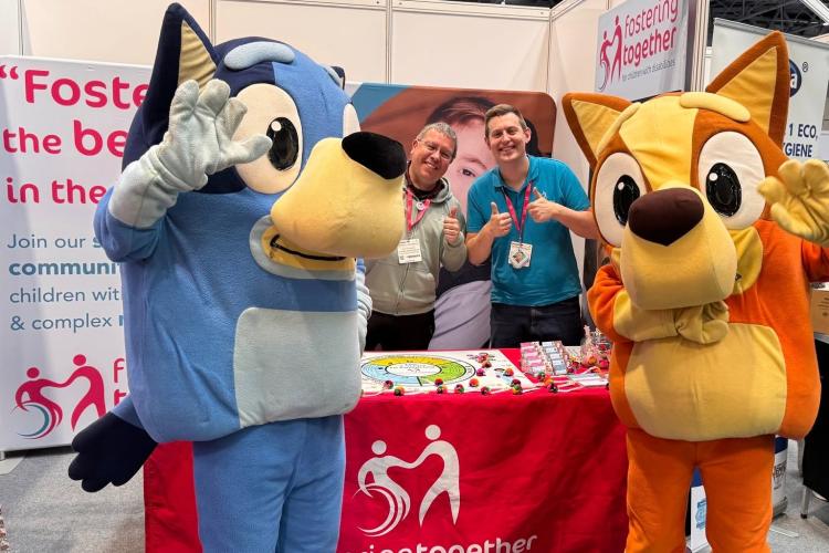 Meeting Bingo and Bluey!