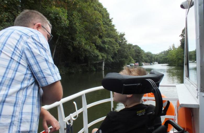 Enjoying the sights on the Medway