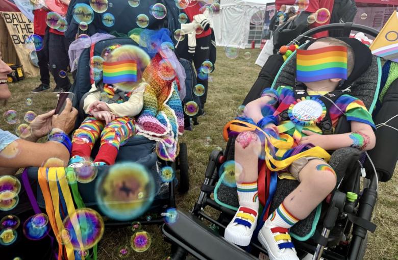 Our little community Members celebrate Pride